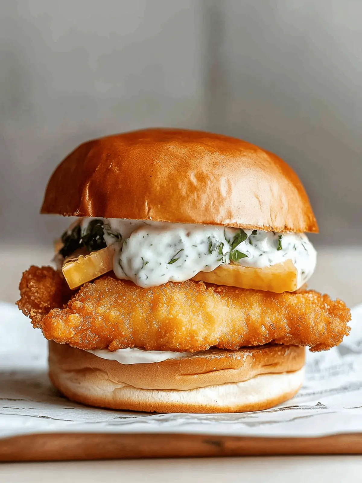 Irresistible Fried Cod Fish Sandwich with Homemade Tartar Sauce 2 Fried Cod Fish Sandwich
