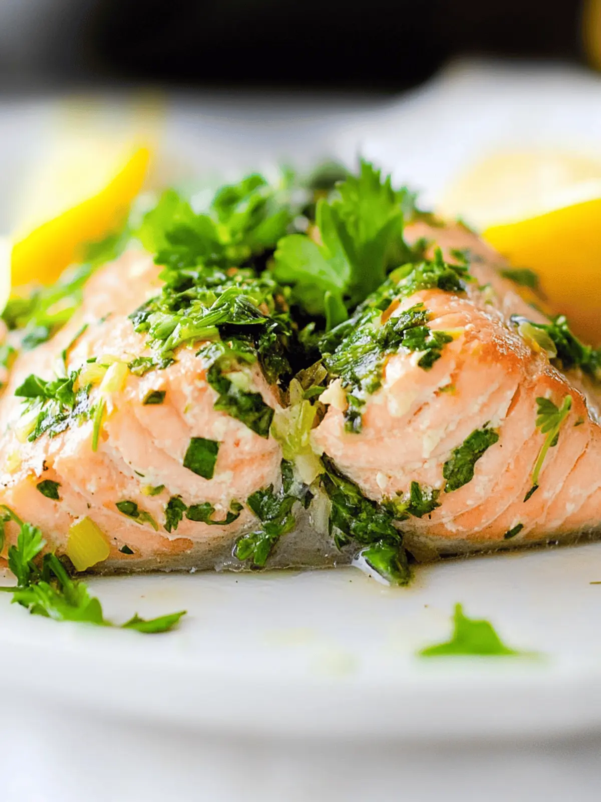 Simple Herb Stuffed Salmon Ready in 20 Minutes or Less