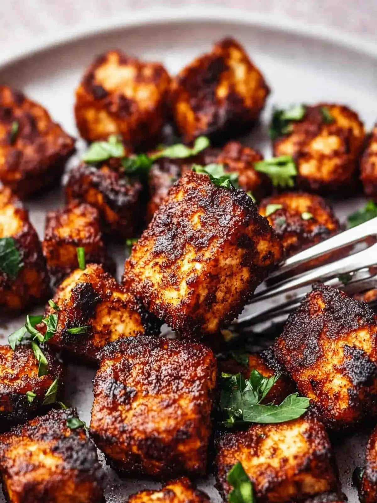 Crispy Cajun Tofu Bites