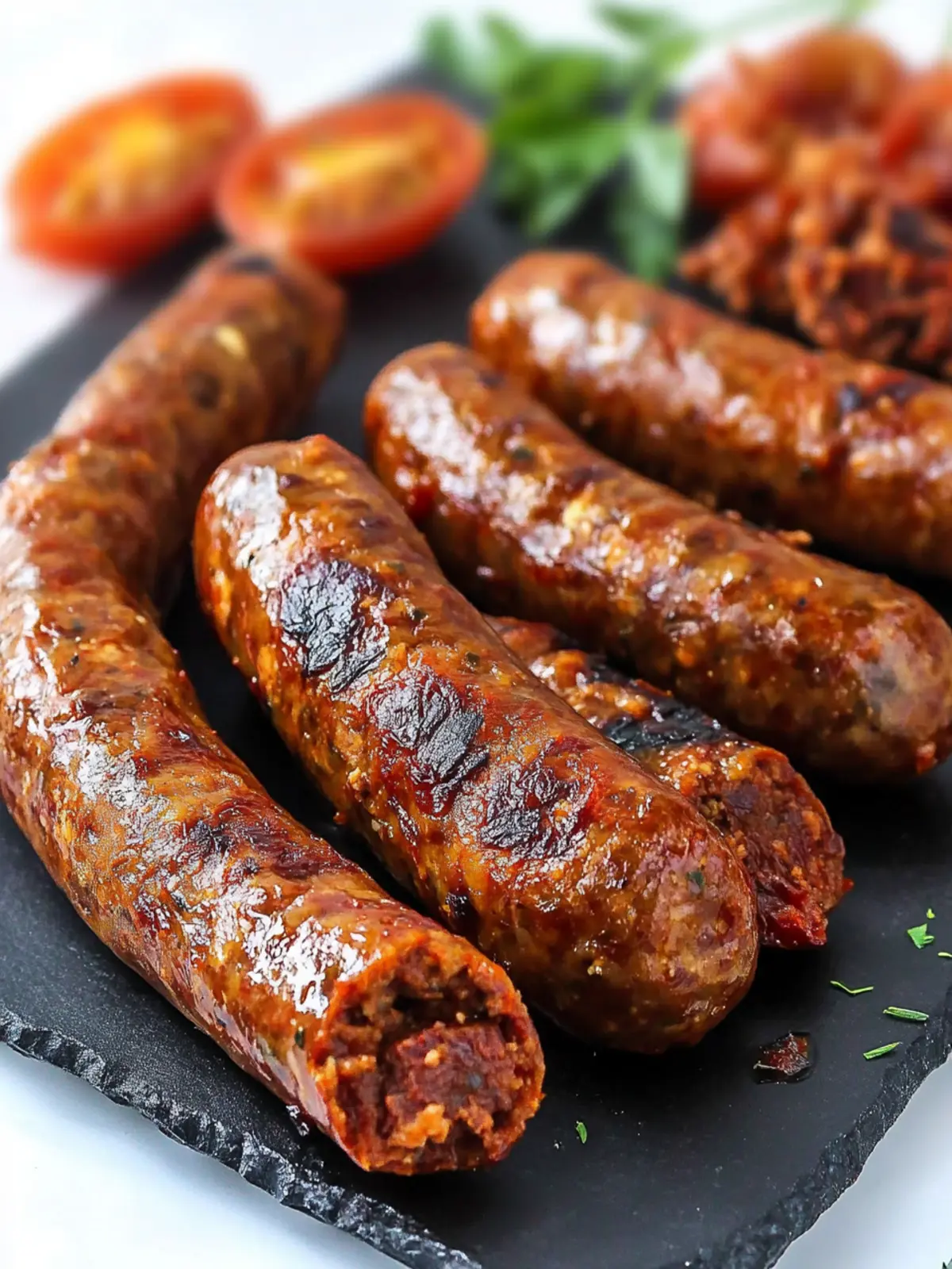 Sundried Tomato Vegan Sausages (Gluten-Free!)