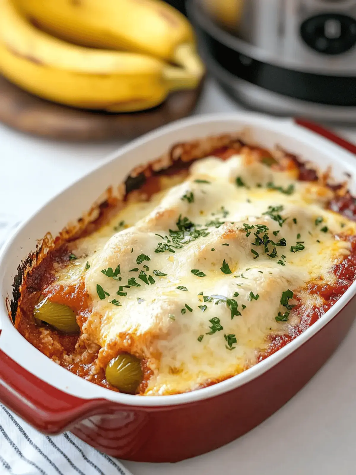 Spicy Stuffed Banana Peppers Casserole for Comfort Food Lovers 2 Spicy Stuffed Banana Peppers Casserole