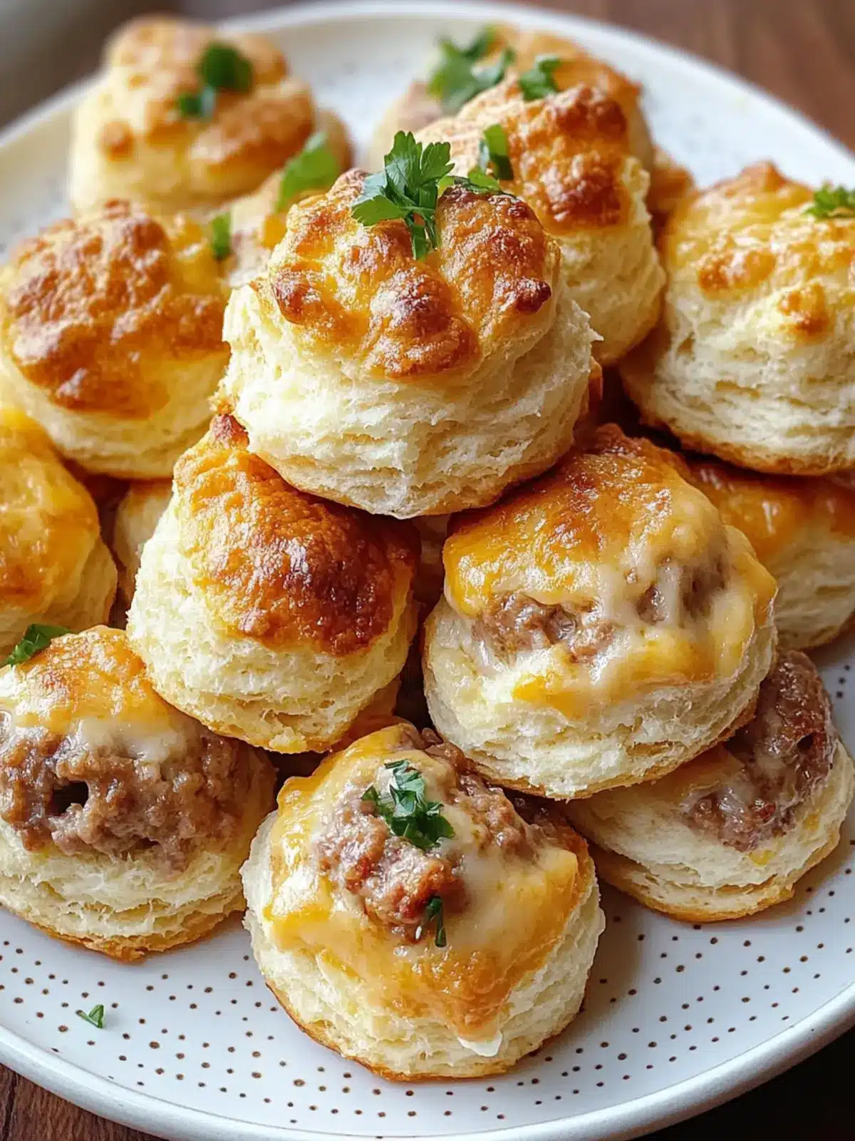 Sausage Cream Cheese Biscuit Bites
