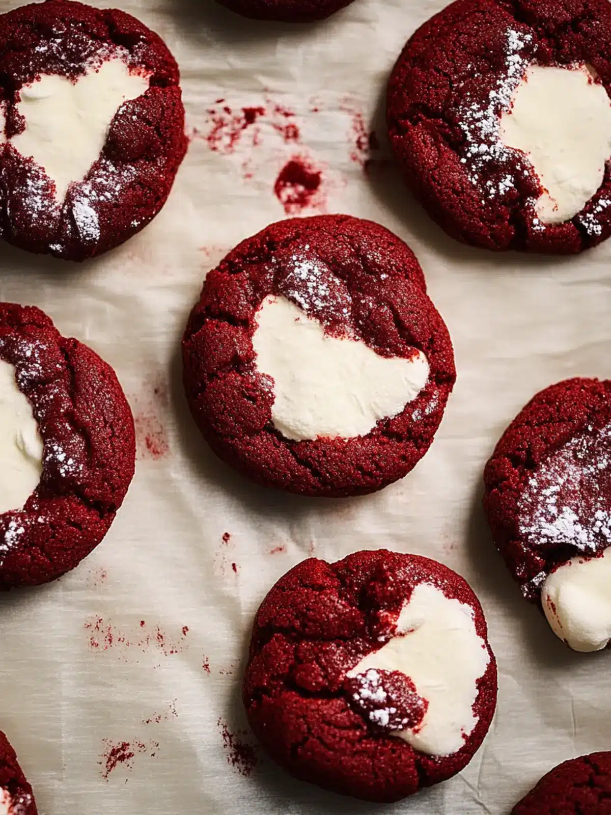Irresistible Red Velvet Marshmallow Cookies You ll Adore 3 Red Velvet Marshmallow Cookies