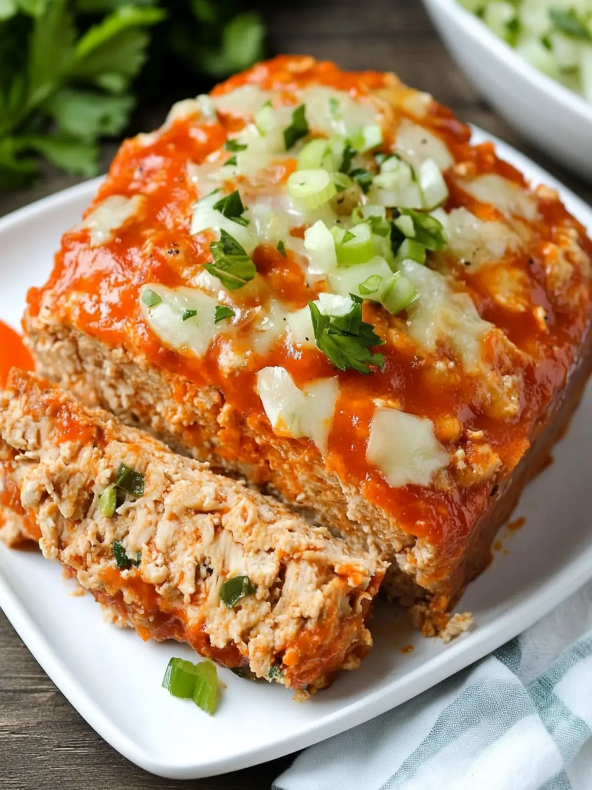 Buffalo Chicken Meatloaf