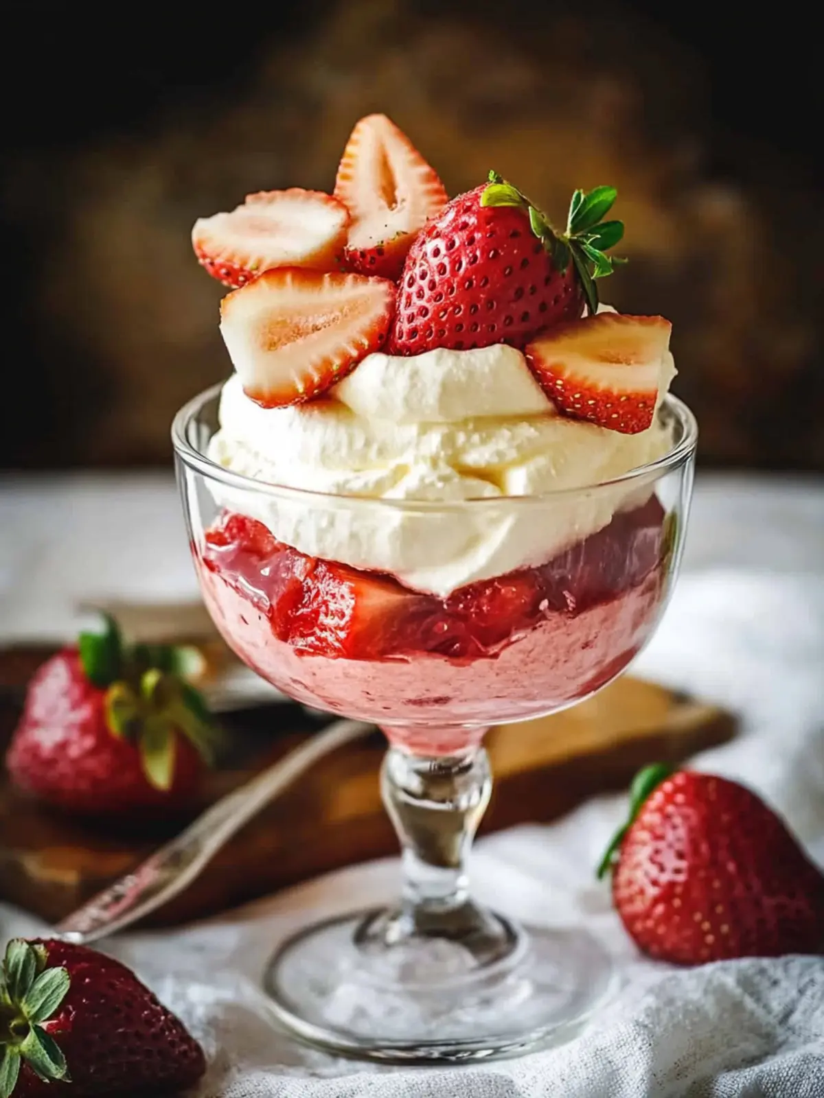 Strawberry Lemon Mascarpone Mousse
