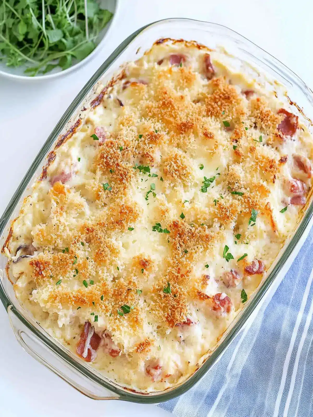 Keto Chicken Cordon Bleu Casserole