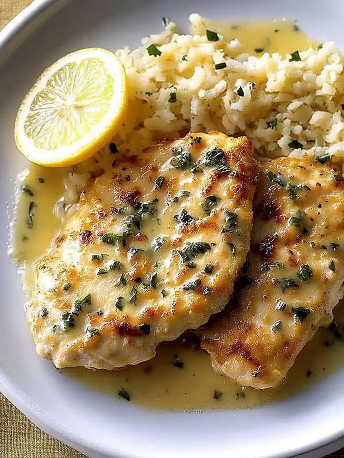 Chicken Piccata with Lemon Sauce