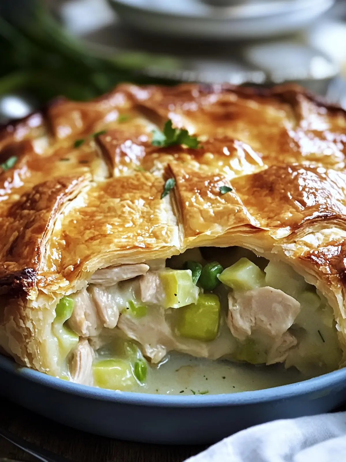 Mary Berry Chicken and Leek Pie