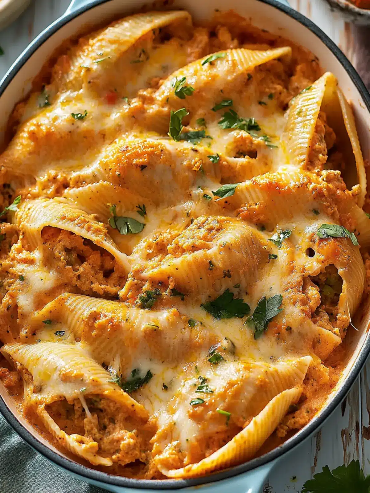 Creamy Cajun Stuffed Shells