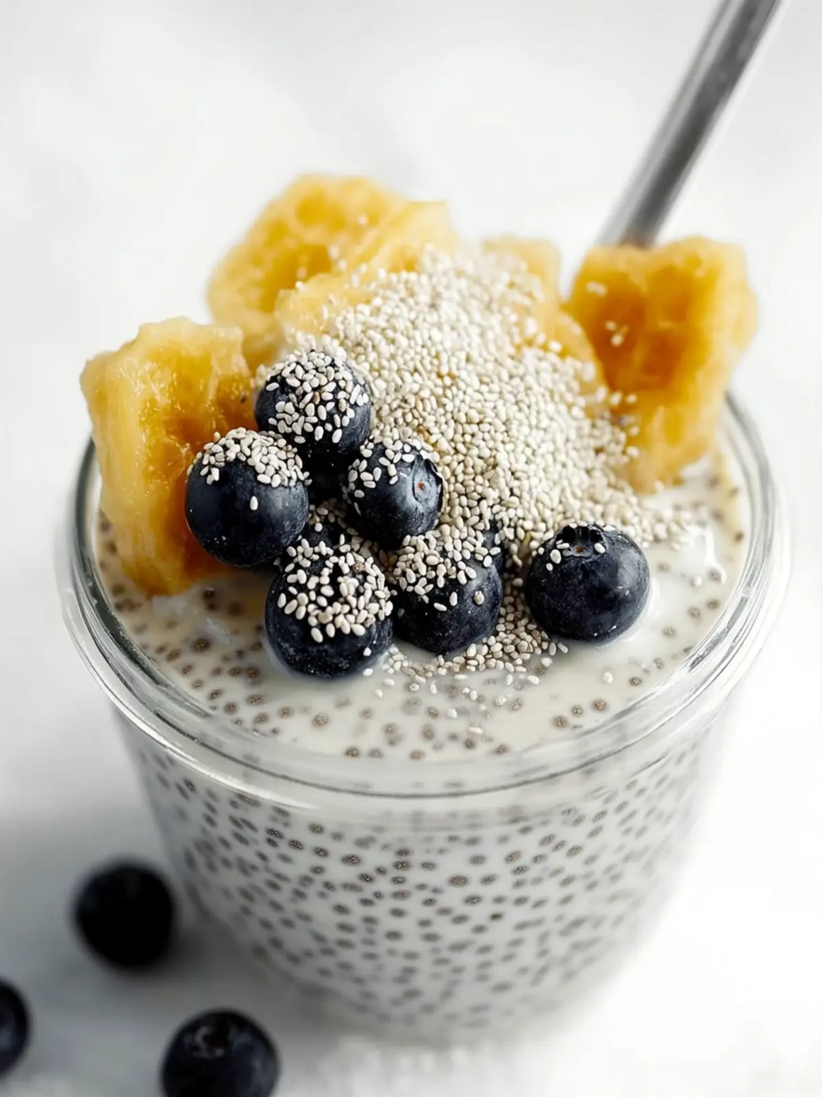 4-ingredient Creamy Coconut Milk Chia Pudding
