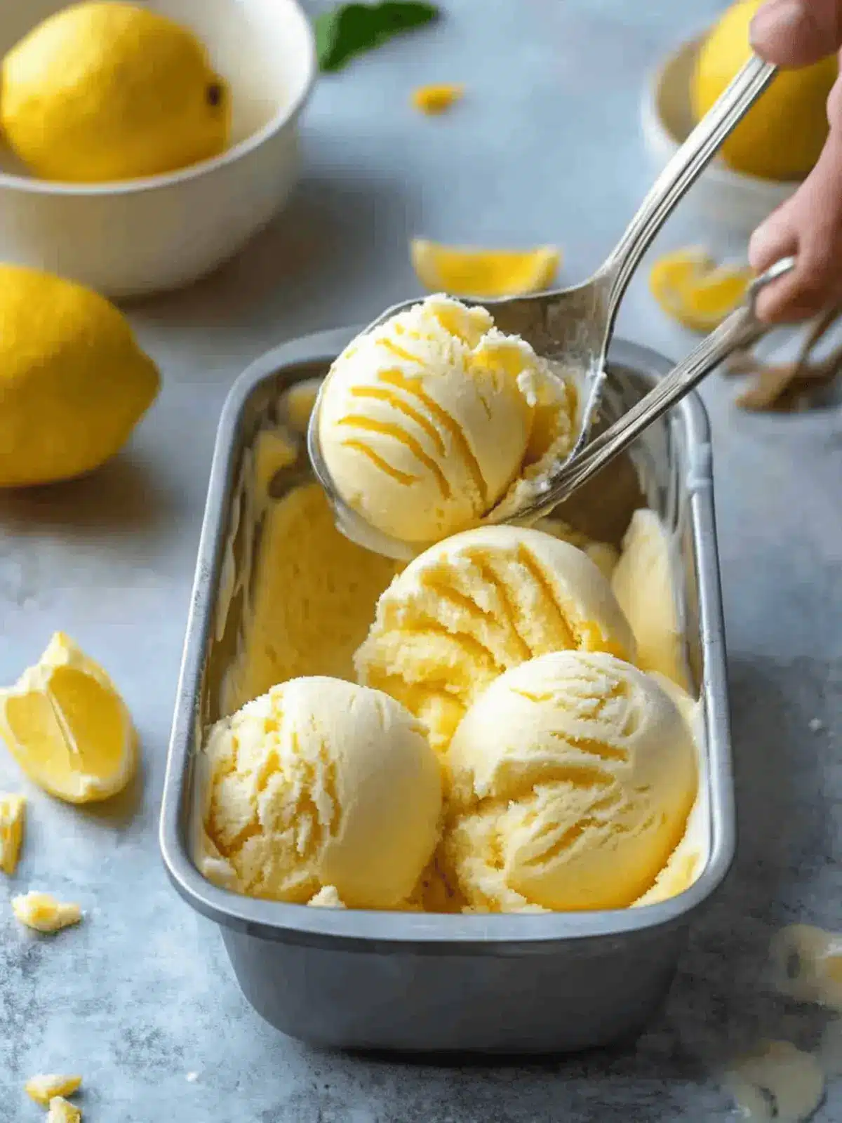 Lemon Curd Ice Cream