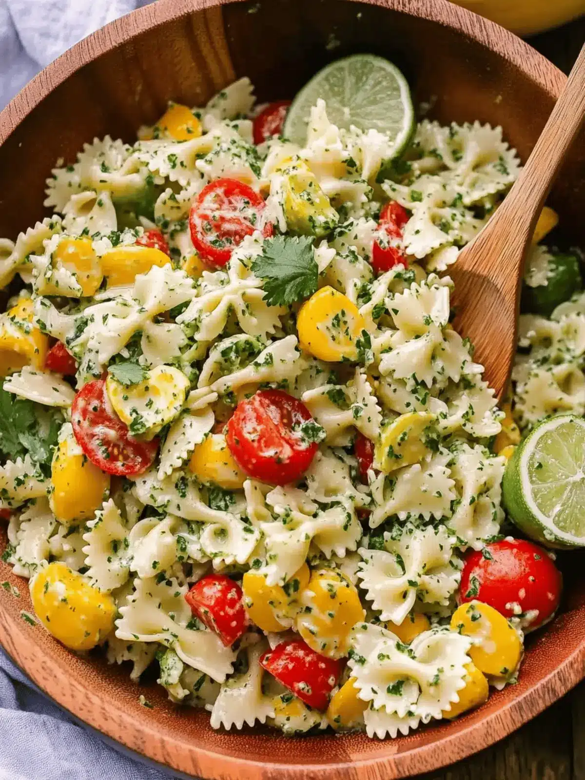 Cilantro Lime Pasta Salad