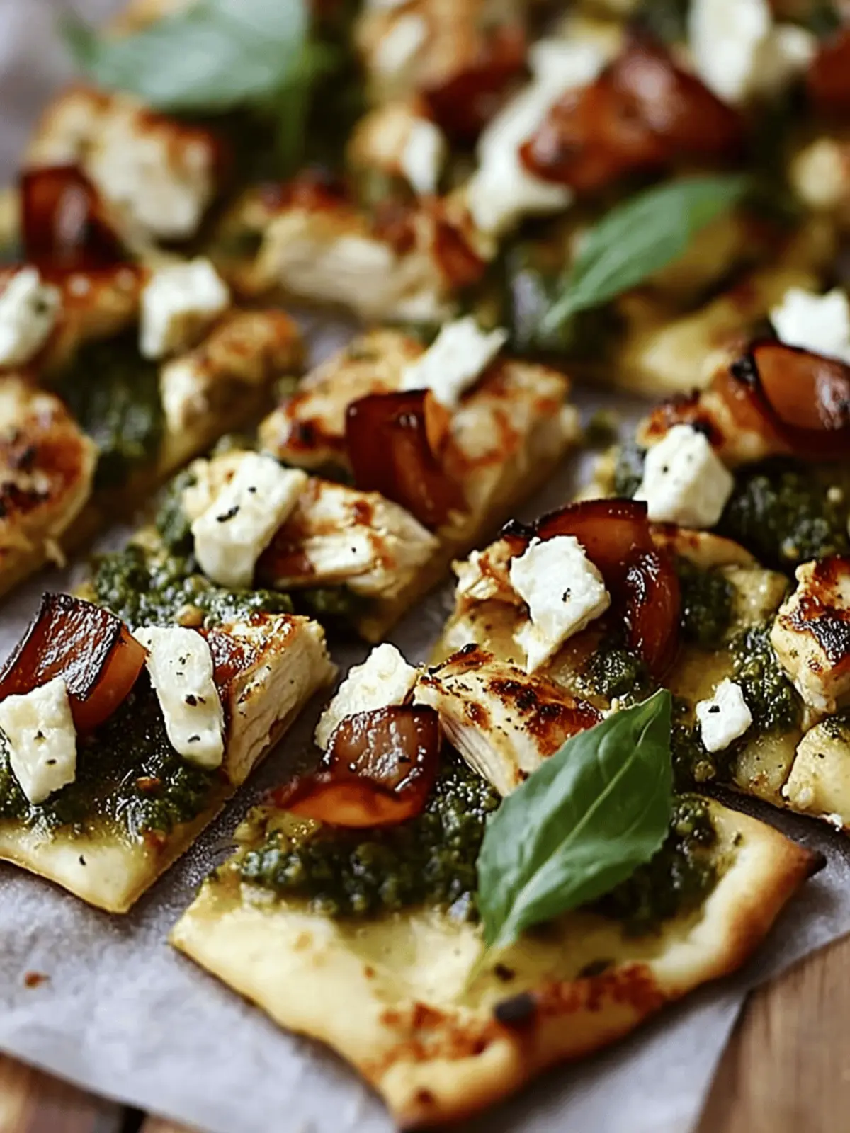 Pesto Chicken Flatbread: Quick, Customizable Delight at Home 2 Pesto Chicken Flatbread: Quick, Customizable Delight at Home