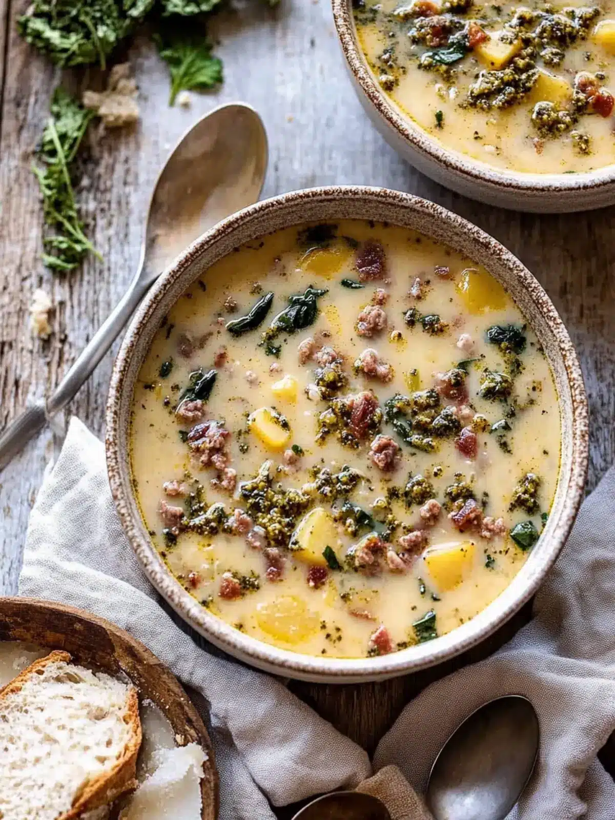 Instant Pot Pesto Zuppa Toscana