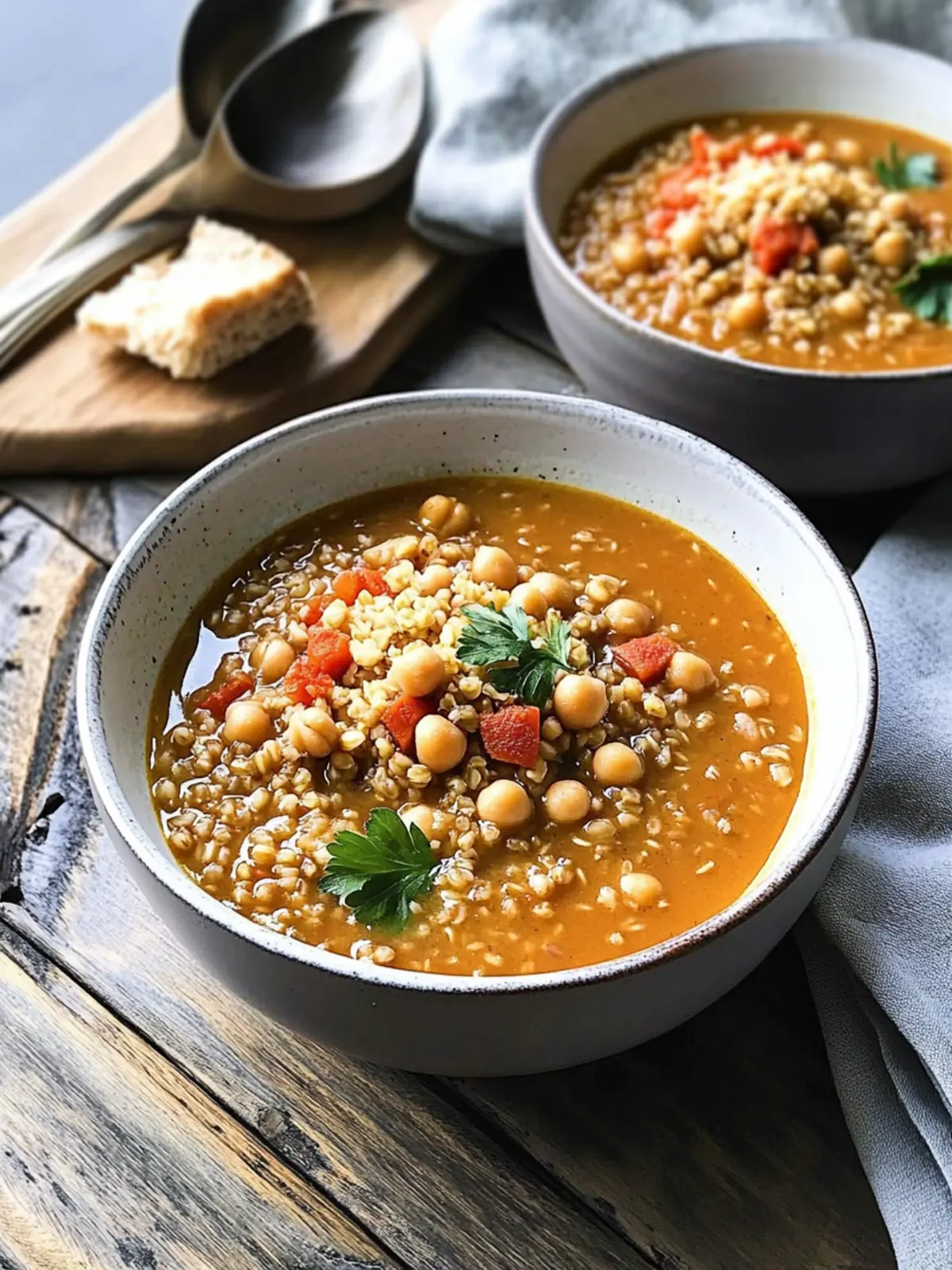 Chickpea & Farro Soup {Zuppa di Ceci e Farro}