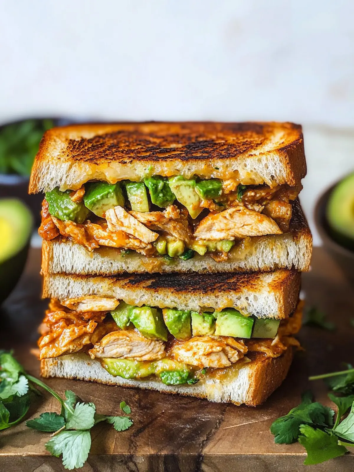Chipotle Chicken Avocado Melt