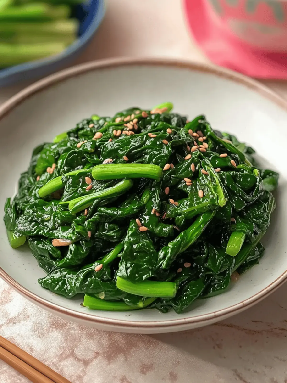 Delicious Korean Spinach Side Dish (Sigeumchi Namul) Made Easy 3 Korean Spinach Side Dish (Sigeumchi Namul)