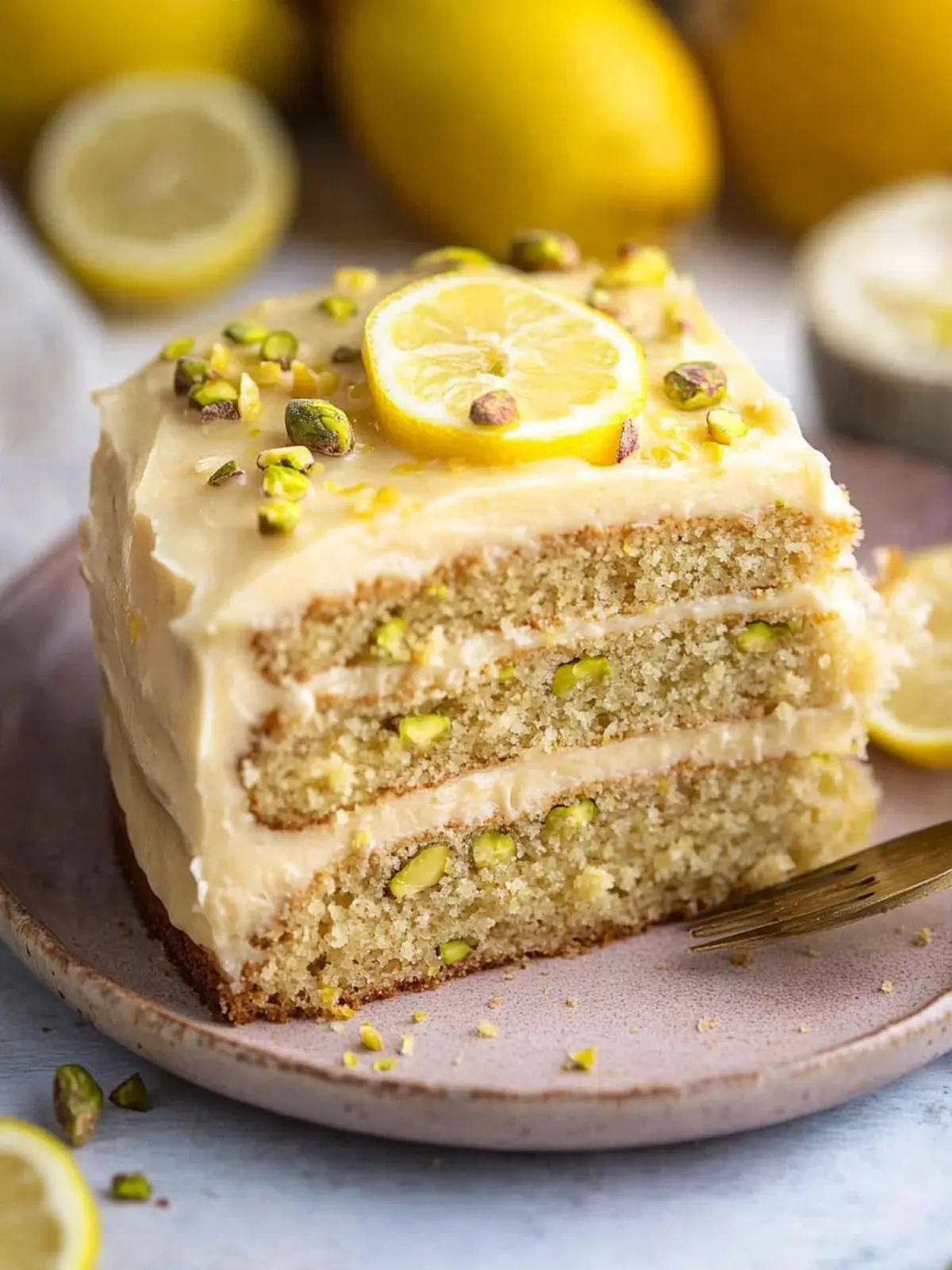 Lemon Pistachio Cake