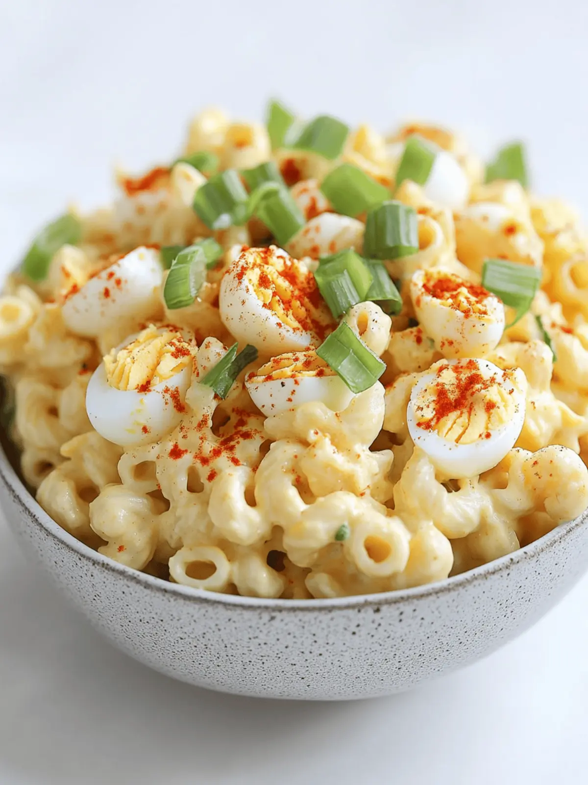 Deviled Egg Pasta Salad