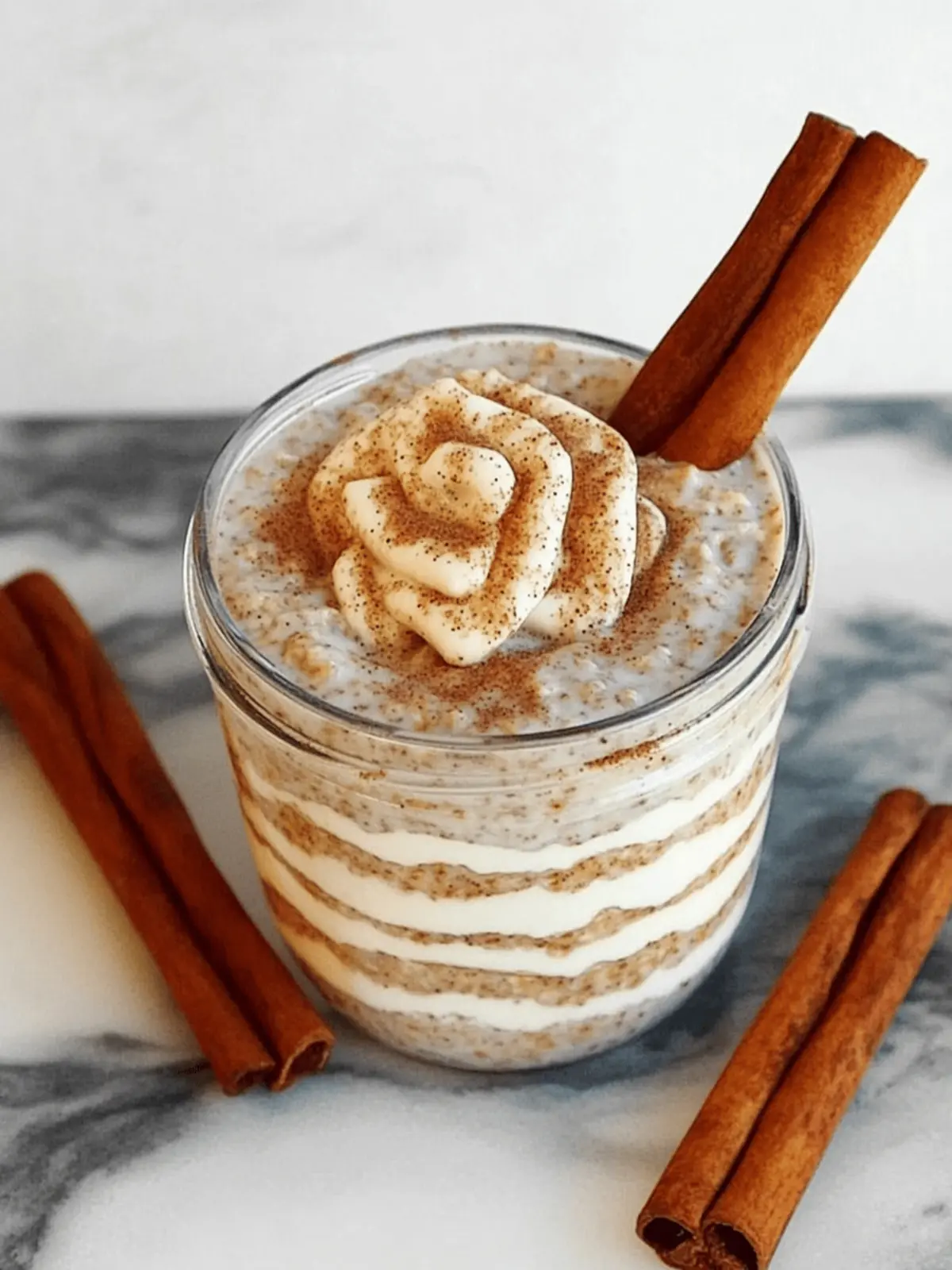 Cinnamon Roll Overnight Oats for an Energizing Breakfast Kick 3 Cinnamon Roll Overnight Oats
