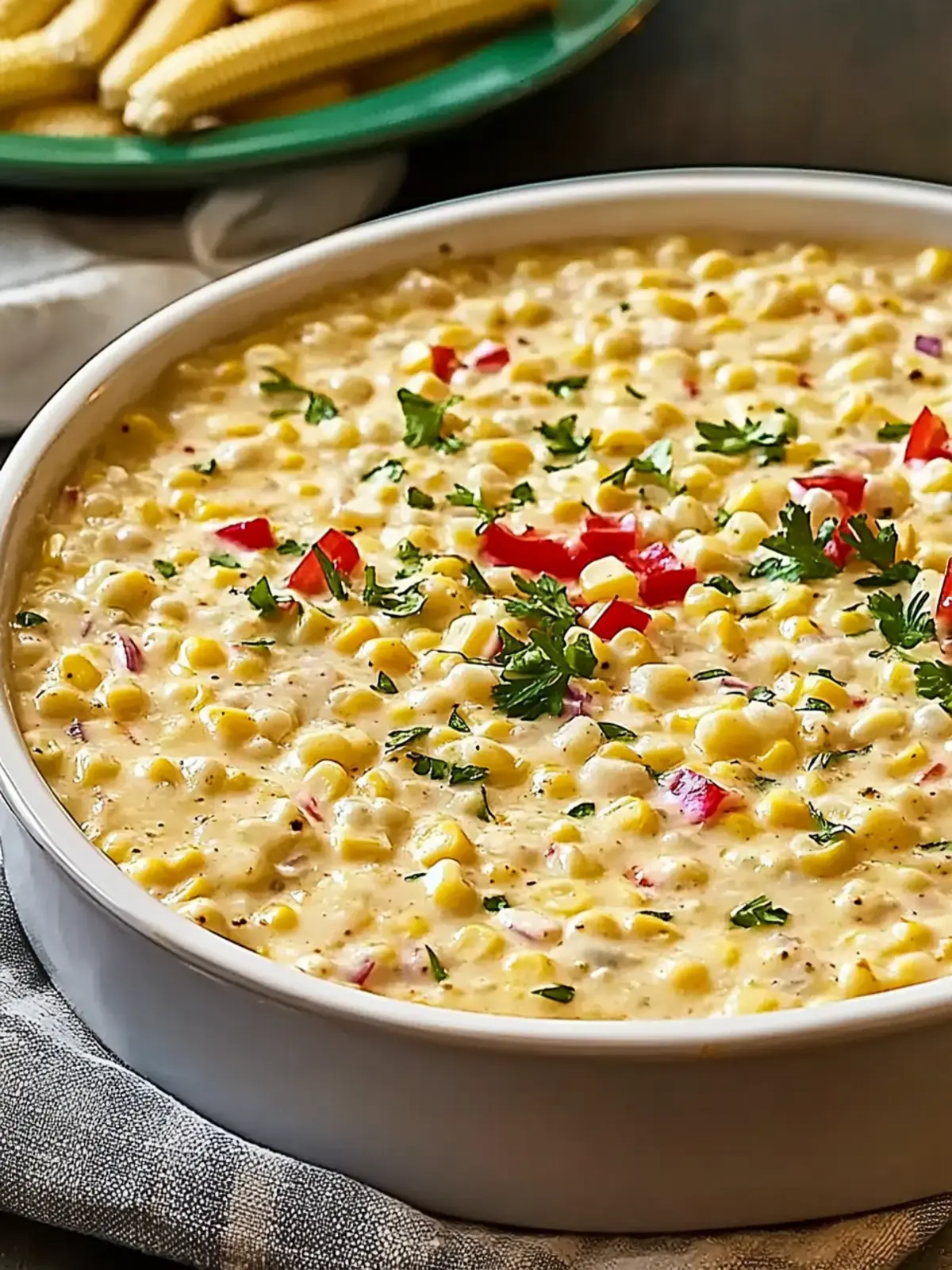 Crockpot Christmas Corn Dip