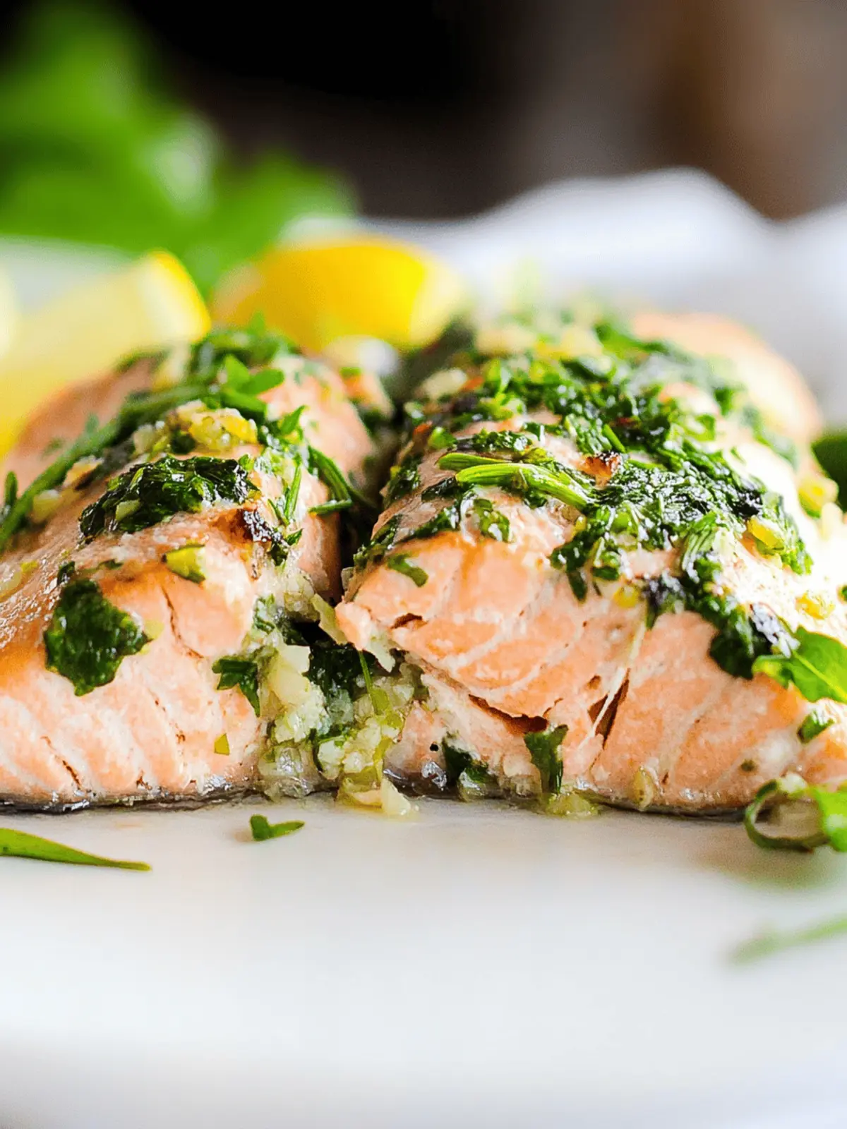 Simple Herb Stuffed Salmon Ready in 20 Minutes or Less