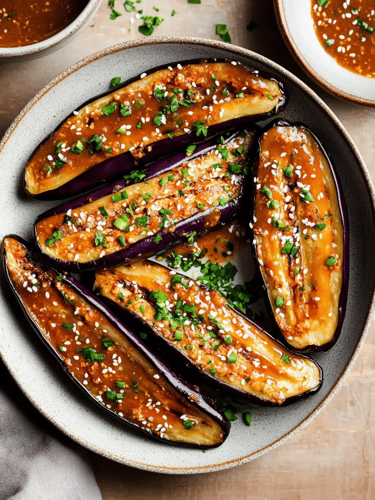 Crispy Air Fryer Eggplant with Miso Sauce Delight 2 Air Fryer Eggplant with Miso Sauce